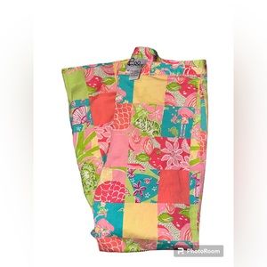 Lilly Pulitzer vintage patchwork pant